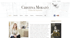 Desktop Screenshot of cristinamorato.com